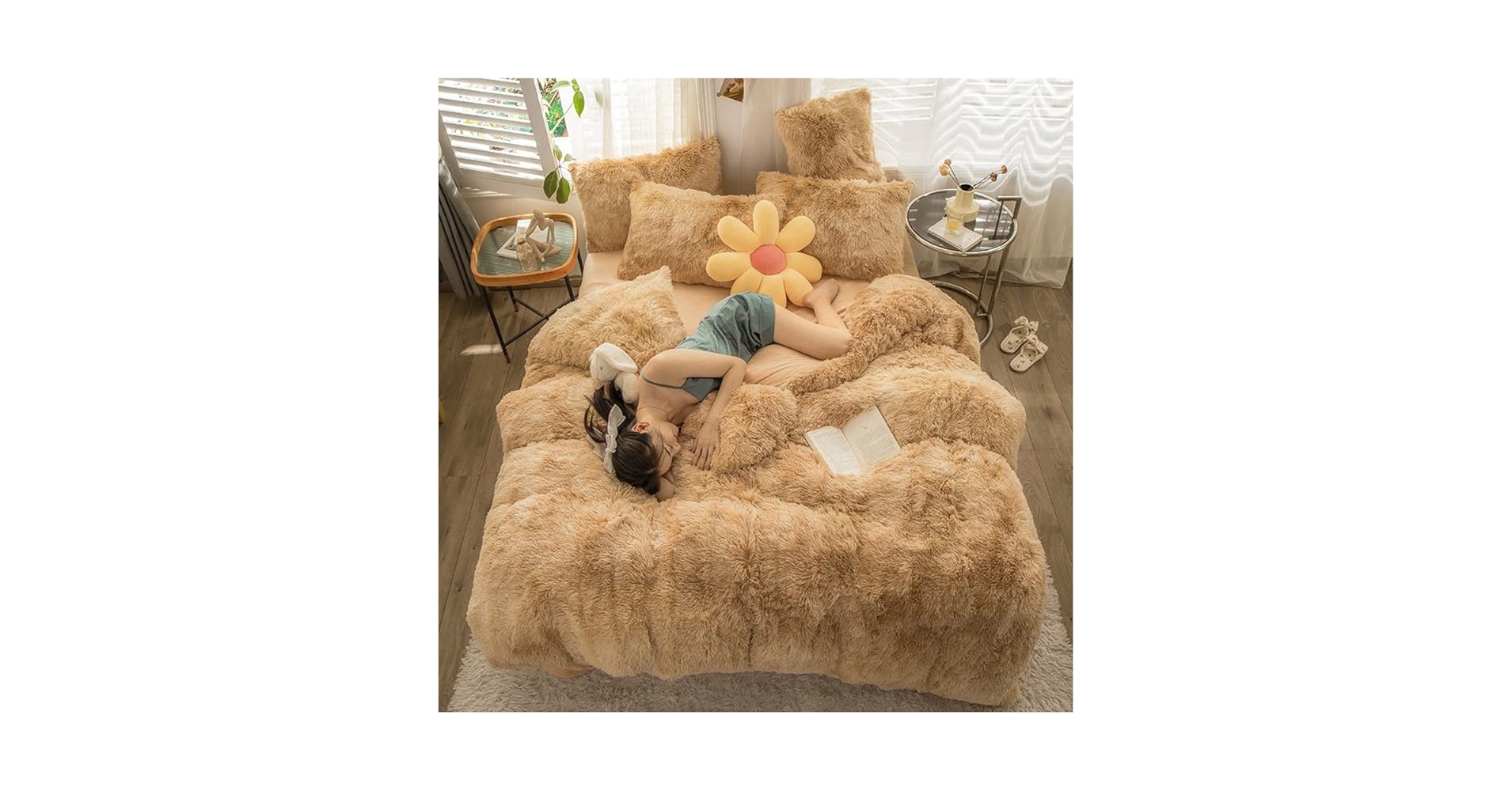 Amazon｜LoveHomeCandy 掛け布団カバー フランネル 敷布団カバー